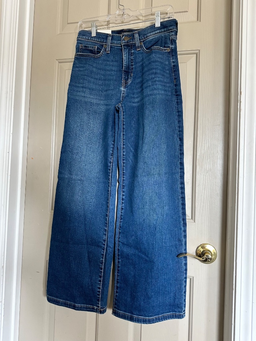 NWT BANANA REPUBLIC Wide Leg High Rise Dark Wash Jeans 28/6